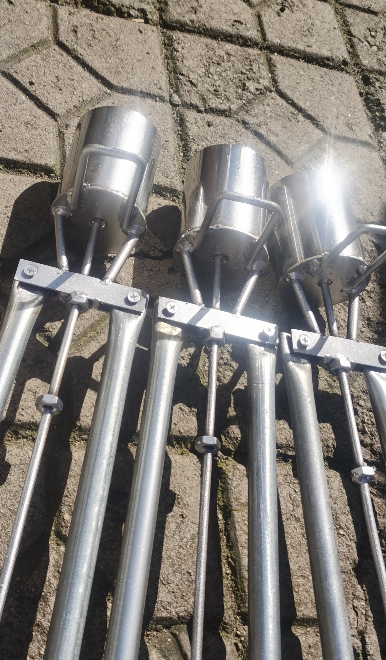 地膜打孔器种植种瓜定距尺移栽器打洞器取土器双杆栽苗器不锈钢,淘宝优惠券,粉丝福利购,淘宝优惠卷