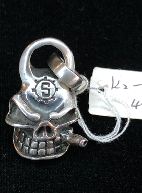 男925银做旧复古时尚项链吊坠