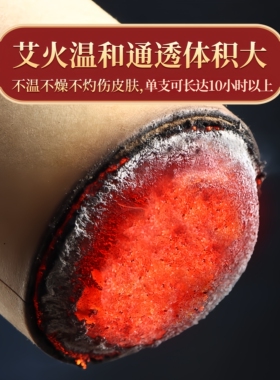 买10支7CM雷火灸配升级款（新款双臂）明火无烟艾灸仪