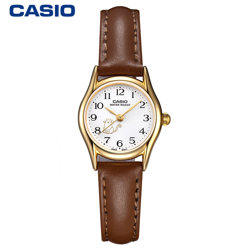 casio手表学生皮带休闲女女小方块 百川通成手表日韩腕表