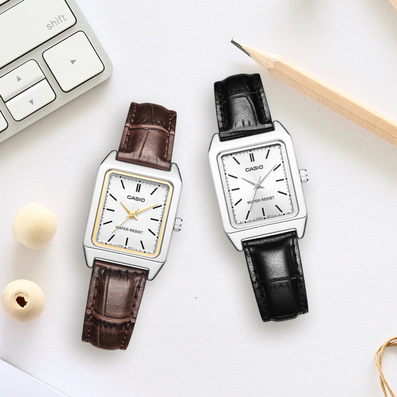 casio女小方表复古学生女方形手表 百川通成手表日韩腕表