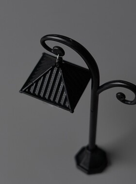 初见家！无聊了买个led欧式复古迷你小路灯双色温 发光小灯摆件