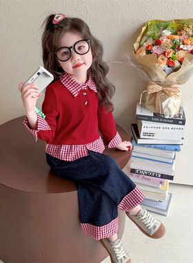 2026新款女童秋装套装翻