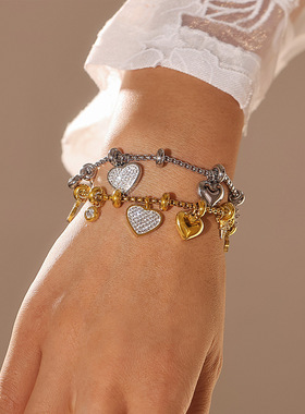 欧美ins风多元素DIY手饰八星芒爱