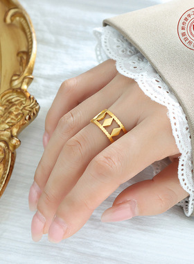 欧美ins极简风简约时尚个性指环