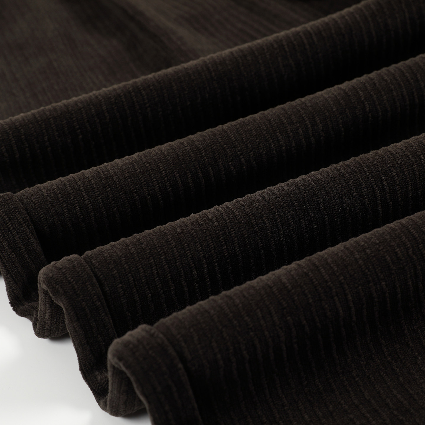 BSIJA/毕厶迦2025冬季纯色简约休闲裤通勤舒适松紧宽松直筒长布裤 - 图3