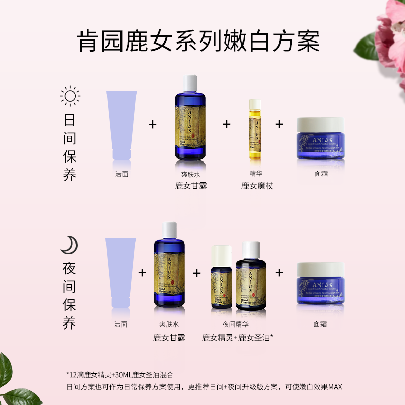 肯园鹿女魔杖面部保湿提亮精华油 anius肯园海外液态精华