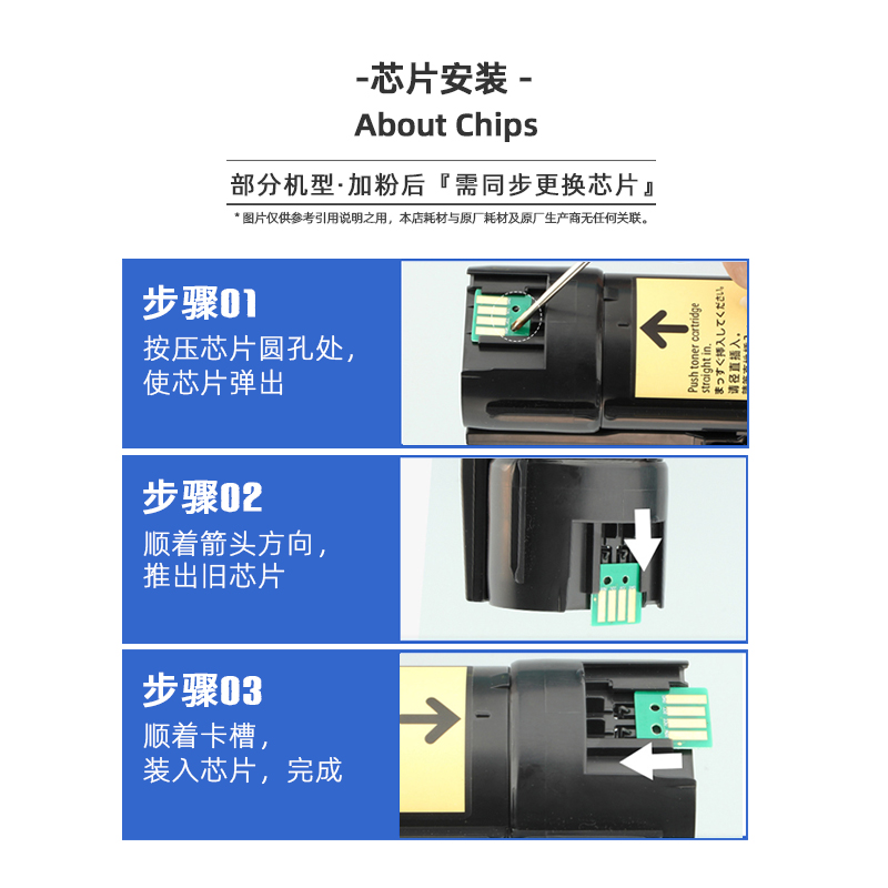 【原装效果】适用富士施乐sc2022碳粉docucentresc2022打印机彩色碳粉sc2020复印机彩色墨粉丨内含载体送芯片 - 图2