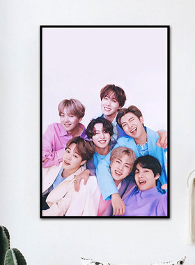 bts防弹少年团周边diy数字油画