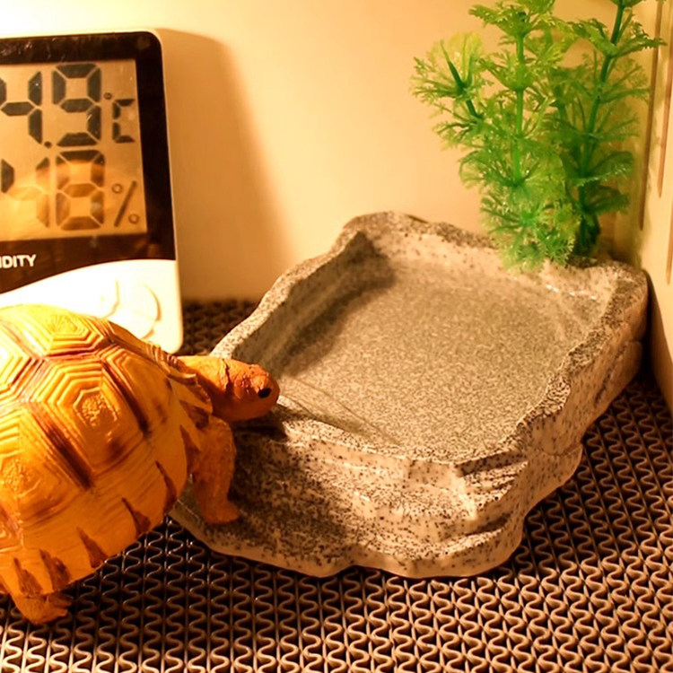 爬宠食盆蜥蜴陆龟角蛙专用泡澡盆饲养箱造景装饰守宫宠物蛇饮水盆,淘宝优惠券,粉丝福利购,淘宝优惠卷