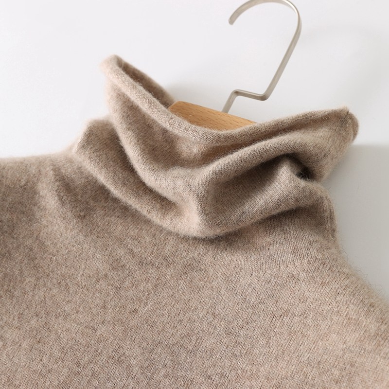 卷边堆堆领针织羊毛衫女秋冬款套头高领纯色毛衣长袖内搭打底上衣,淘宝优惠券,粉丝福利购,淘宝优惠卷