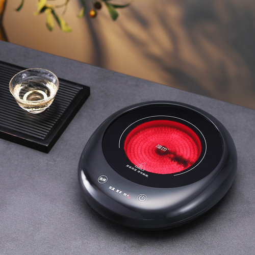 福也电陶炉煮茶器迷你小型电磁炉家用自动泡茶保温铁玻璃壶功夫茶 - 图2