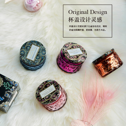 香薰伴手礼蜡烛香氛助眠调情熏香走马灯生日旋转烛台礼盒礼物套装 - 图2