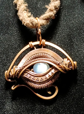 荷鲁斯之眼男女通用古法铜工艺