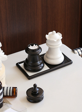 国际象棋牙签筒原创设计