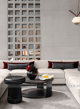 珊瑚别墅茶几水果组合软装摆件