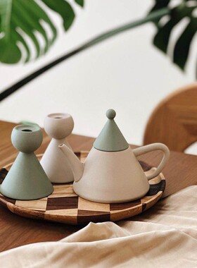 集饰小丑帽茶具ins北欧莫