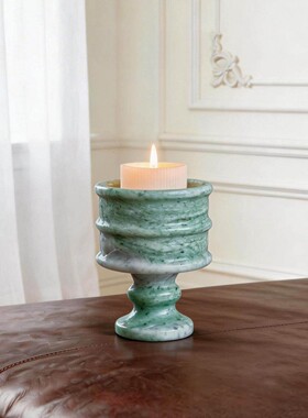 大理石香薰烛台创意家居