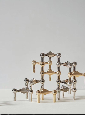 ins丹麦烛台样板房创意软装摆件