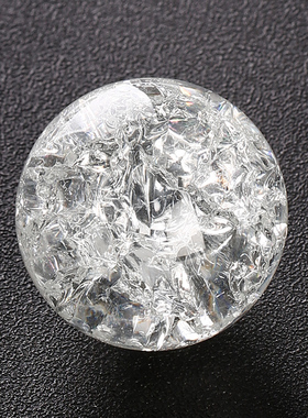 假山流水鱼缸水晶球玻璃球配件