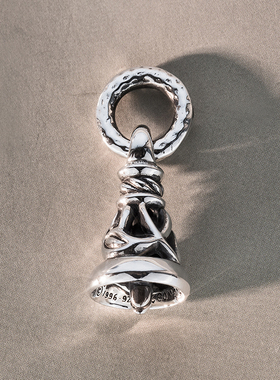 M号鹤铃925银藤原浩款吊坠