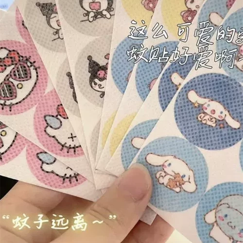 Брендовое милое портативное мультяшное средство от комаров для школьников, наклейка от комаров, 216 штук