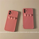 Apple, брендовый розовый трехмерный совместимый iPhone 12, креативный чехол для телефона, милый силиконовый защитный чехол, iphone, 11promax, 8plus, защита при падении