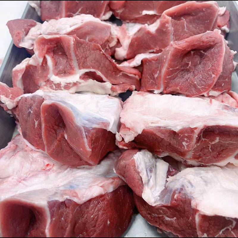8斤多筋多肉大个牛窝骨新鲜牛膝盖骨网红吃播黄牛肉  牛大骨4000g