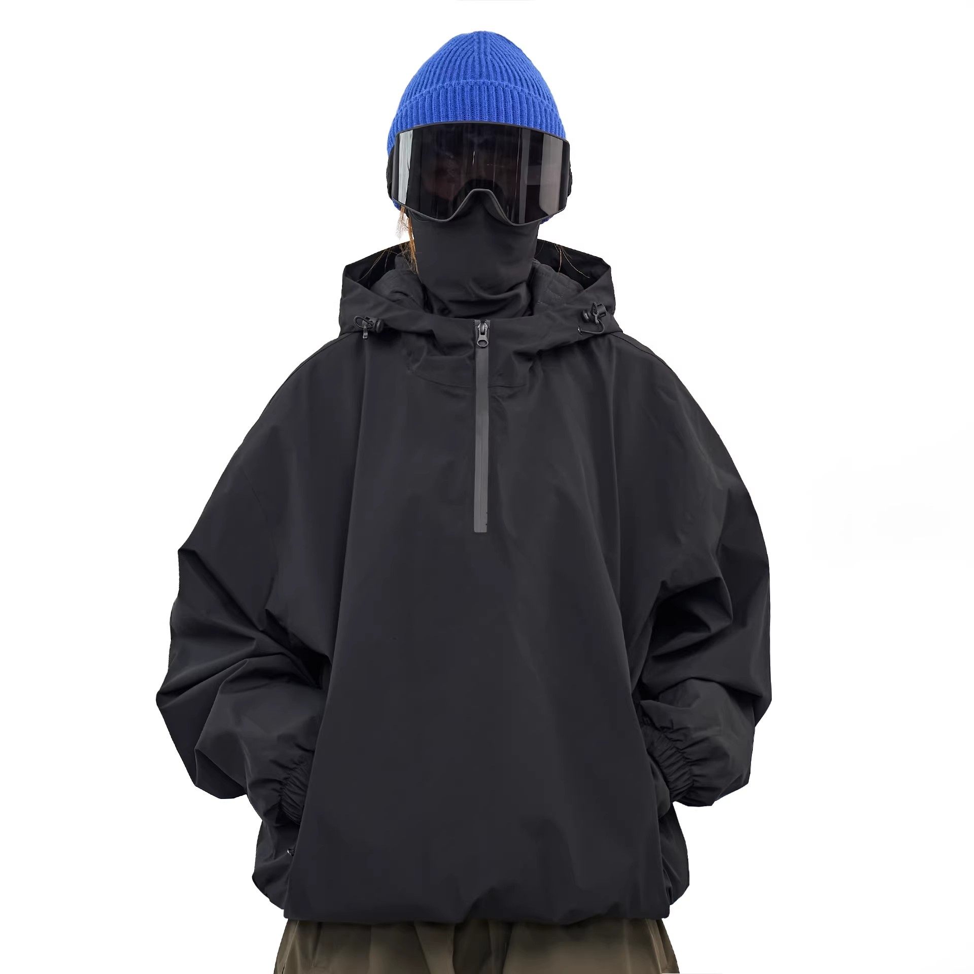 DOOREK新款套头PRO兔耳滑雪服男女外套防风防水保暖冬夹棉单双板,淘宝优惠券,粉丝福利购,淘宝优惠卷