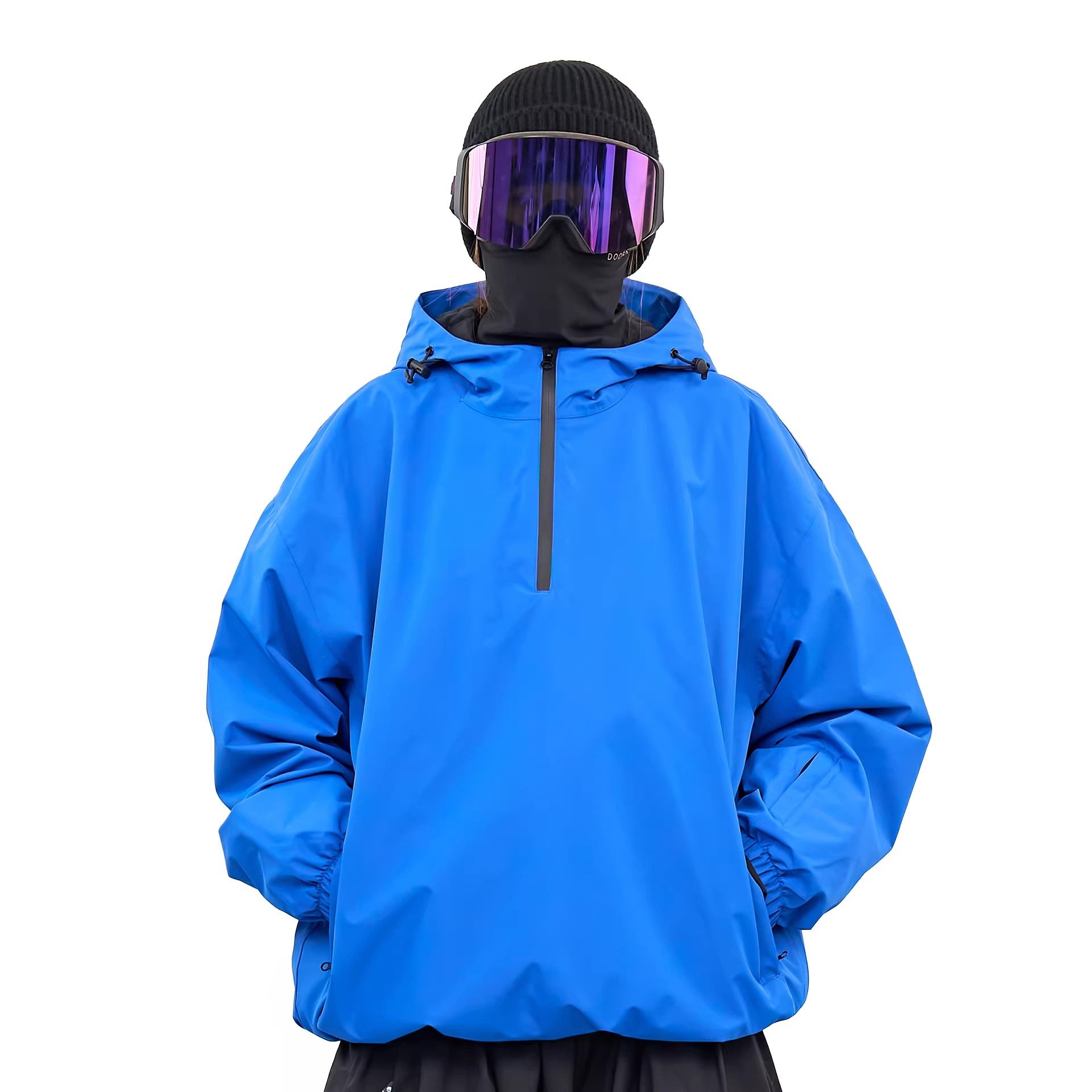 DOOREK新款套头PRO兔耳滑雪服男女外套防风防水保暖冬夹棉单双板,淘宝优惠券,粉丝福利购,淘宝优惠卷