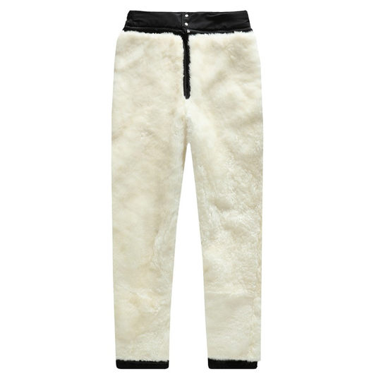Resistant to minus 30 degrees Celsius, removable lining and complete leather cotton pants