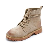 Martens, высокие универсальные короткие сапоги в английском стиле, 2020, из натуральной кожи, в британском стиле, в корейском стиле