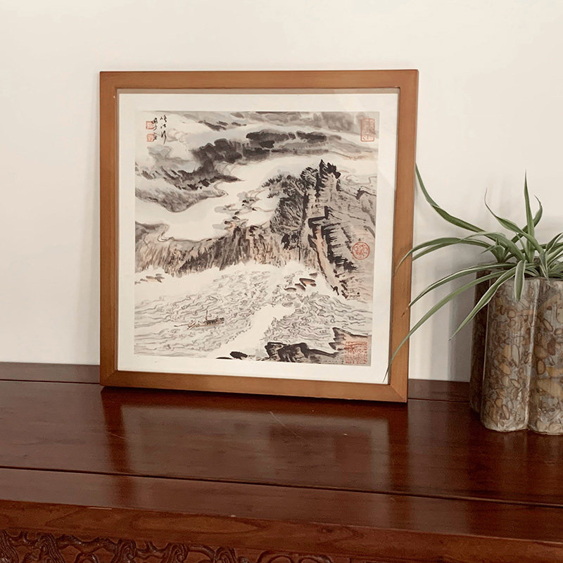 近代陆俨少蒙象册页 历代名家册页精选鉴赏临摹画册课徒画稿传统中国画山水图水墨画绘画教学示范作品集装饰画 经典册页名品复制,淘宝优惠券,粉丝福利购,淘宝优惠卷