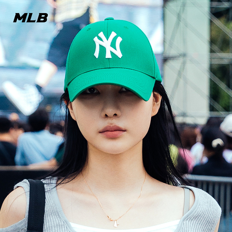 MLB官方 男女情侣硬顶棒球帽经典运动时尚遮阳明星同款CP080 - 图1