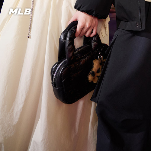 MLB官方 男女同款时尚钻石老花手提包百搭推特包26秋季新款ORSP2 - 图0