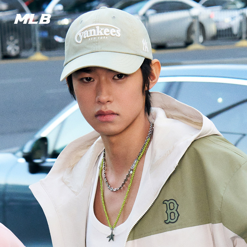 MLB官方KARINA同款潮流百搭复古软顶棒球帽26春季新款CPV07/CPV10