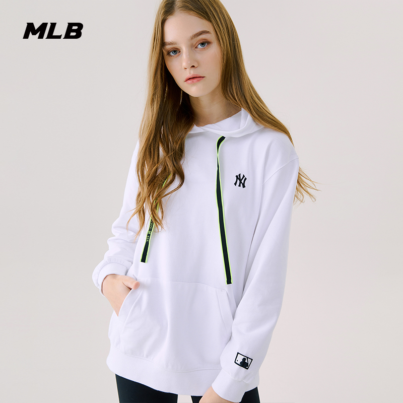 MLB Official Men's and Women's Sweater NY Hooded Long Sleeve Loose Small Label Embroidery Sports Summer New Style -31HDS1