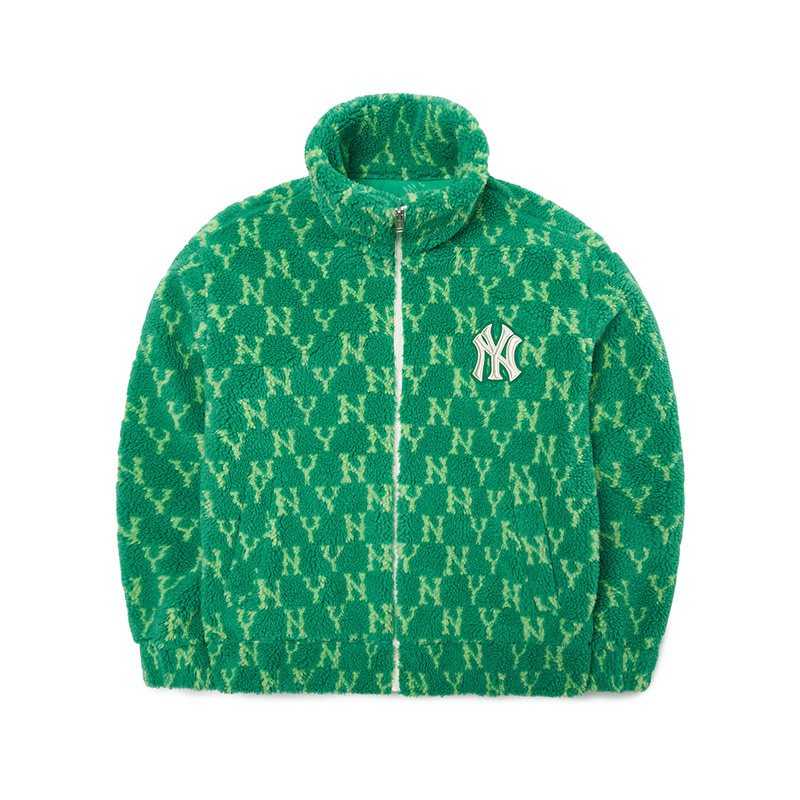 MLB官方 男女情侣仿羊羔绒外套复古老花棉服时尚冬季FDM01,淘宝优惠券,粉丝福利购,淘宝优惠卷