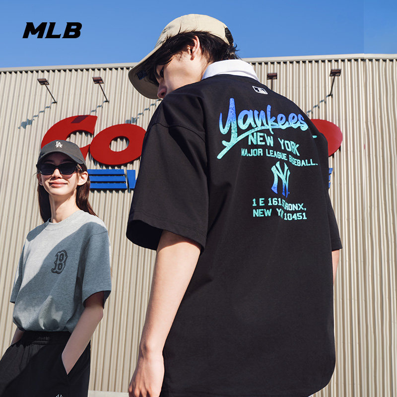 MLB官方 男女情侣防晒凉感百搭街头海岸时尚T恤25夏季新款TSB06,淘宝优惠券,粉丝福利购,淘宝优惠卷