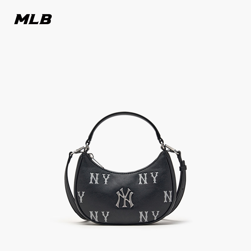 MLB官方 男女时尚百搭印刻迷你老花斜挎包26春季新款CRMM1/BQM01,淘宝优惠券,粉丝福利购,淘宝优惠卷