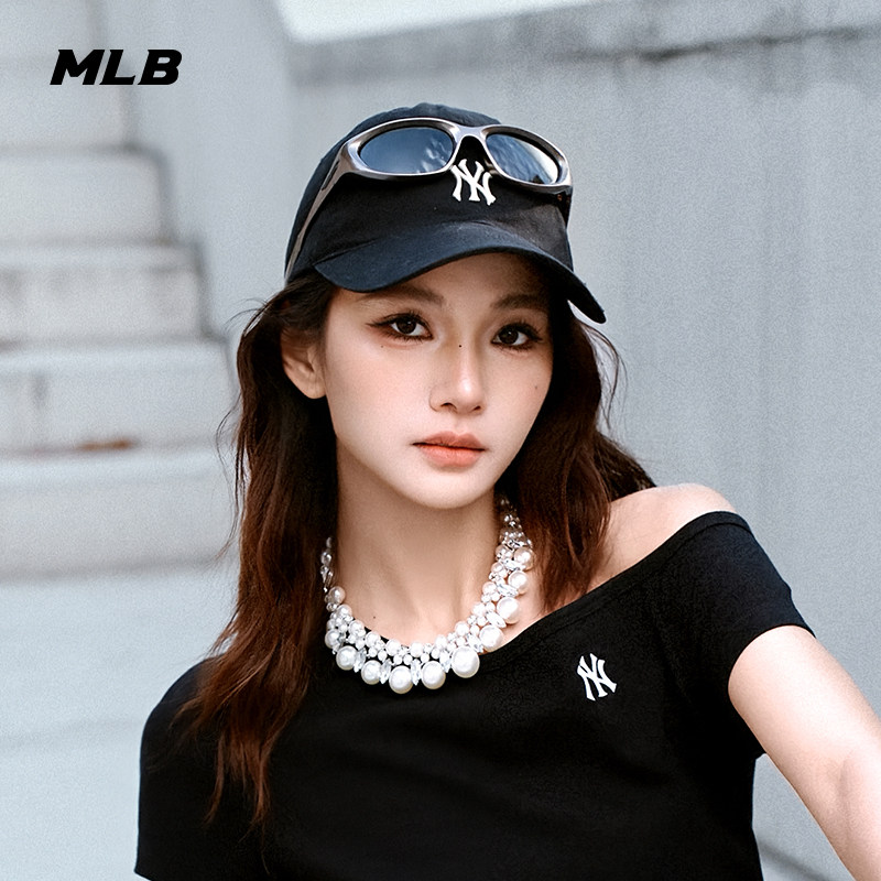 MLB官方 TWS同款百搭显脸小复古软顶棒球帽25冬季新款CPB07/CPB09