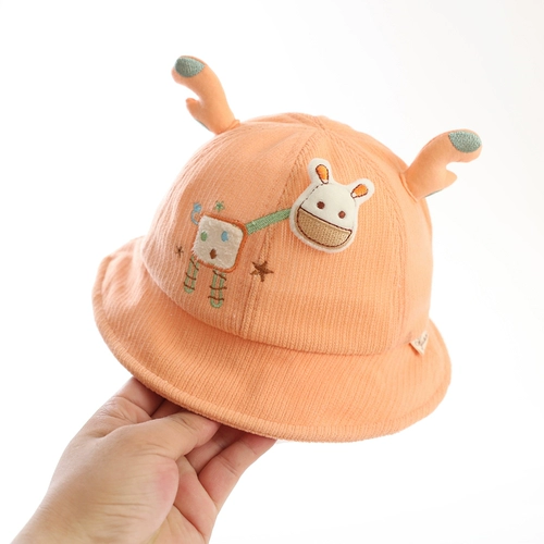 Детская осенняя милая демисезонная шапка для раннего возраста для девочек, защита от солнца
