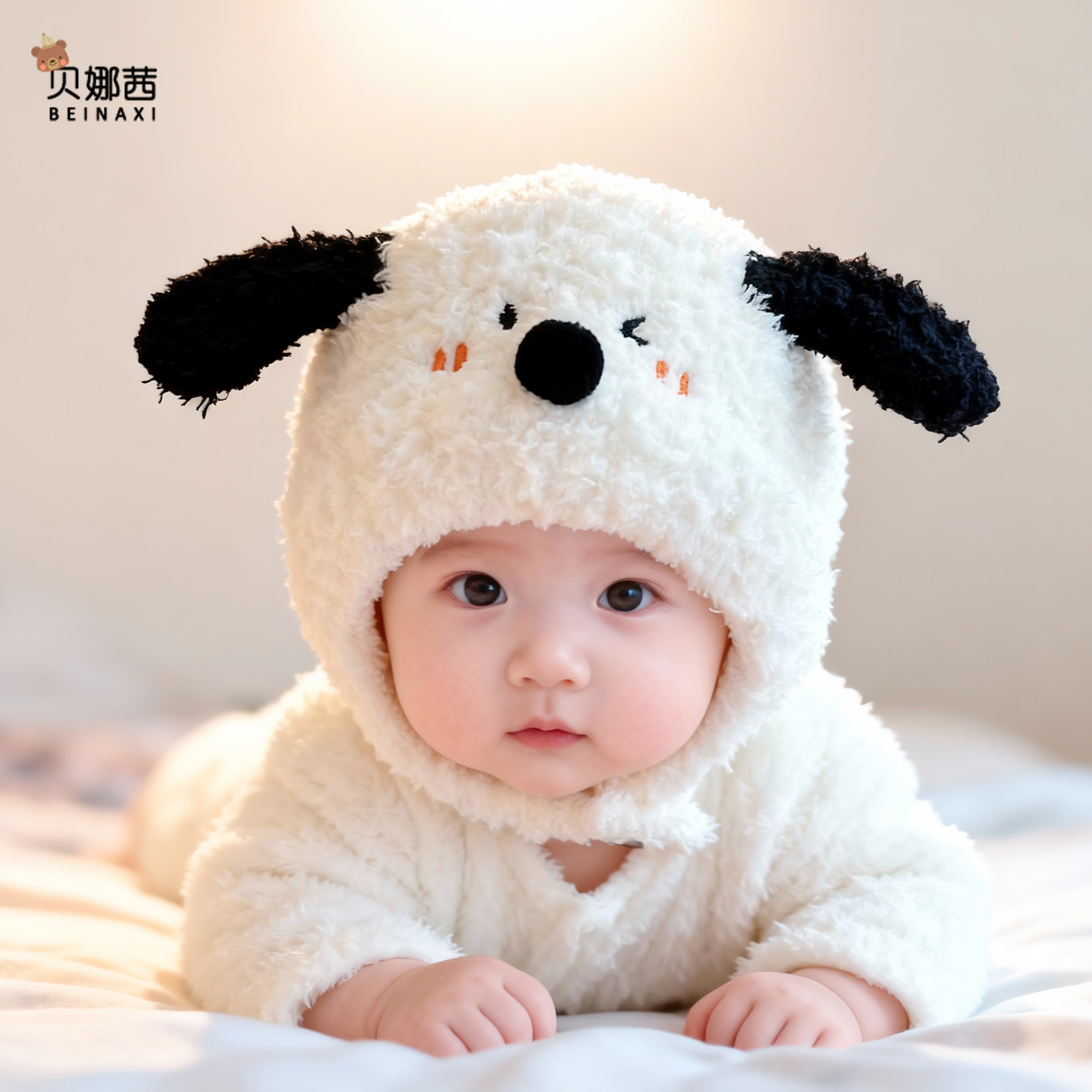 婴儿帽子秋冬季可爱宝宝毛线帽婴幼儿针织帽保暖护耳防风冬天加厚,淘宝优惠券,粉丝福利购,淘宝优惠卷