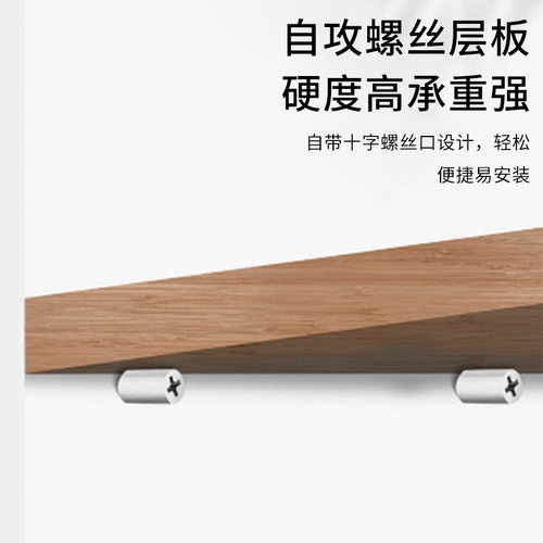 自攻层板螺丝一体托隔板粒托钉橱衣柜固定支撑五金配件置物架钉托 - 图2