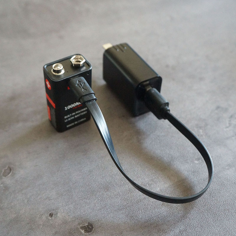 9V电池 安全锂电USB充电木吉他效果器主动电箱琴无线话筒音乐设备 - 图1