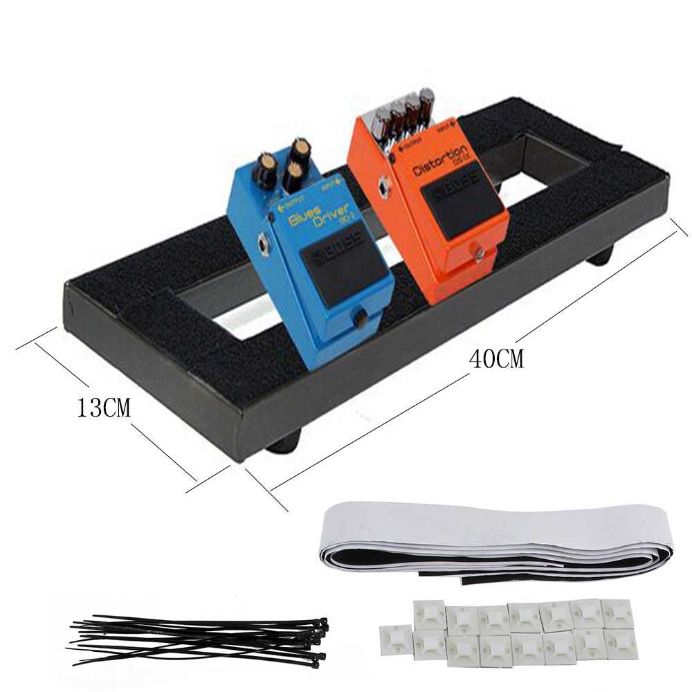 效果器轨道板小号电吉他装放单块粘贴板支架带收纳包乐器配件-图1