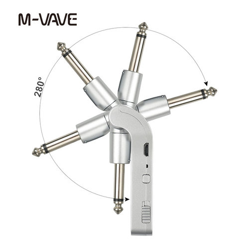 M-VAVE WP-1无线音频传输电木吉他电鼓钢琴音箱连接器收发器6.5头 - 图3