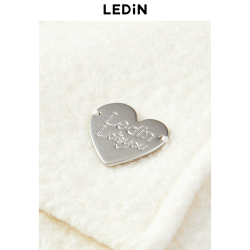 【LOTSYOU联名】乐町冬季新款翻领毛呢外套长款大衣C1AAE4406 - 图2