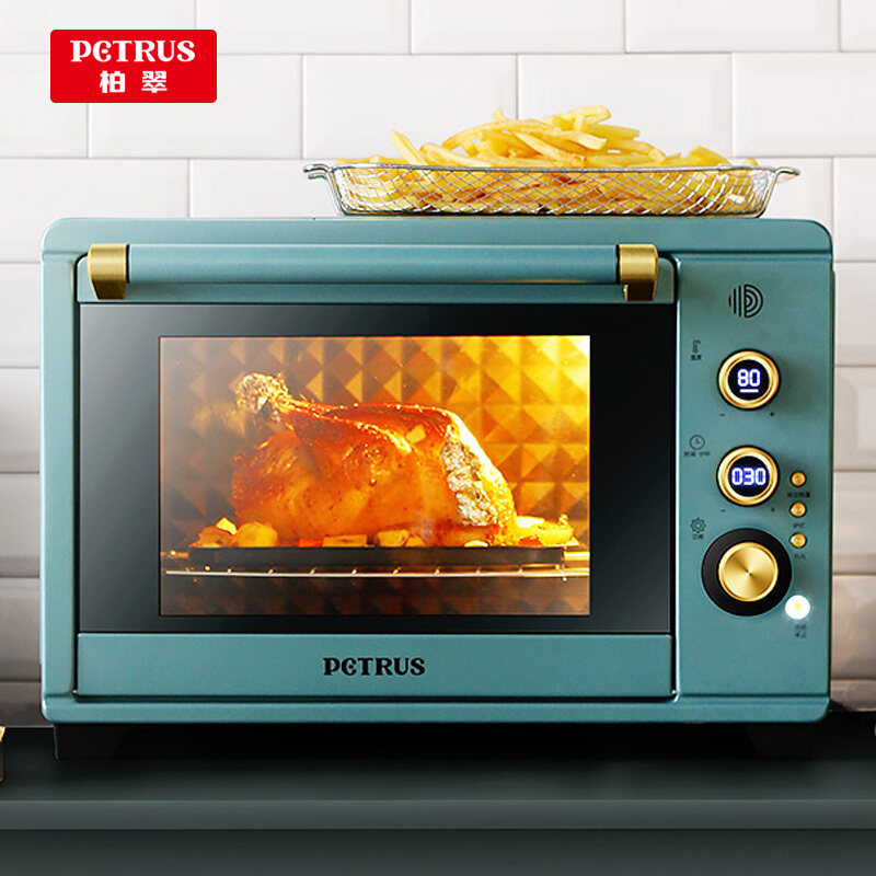 柏翠pe3040复古家用烘焙小型电烤箱 柏翠耀珍电烤箱
