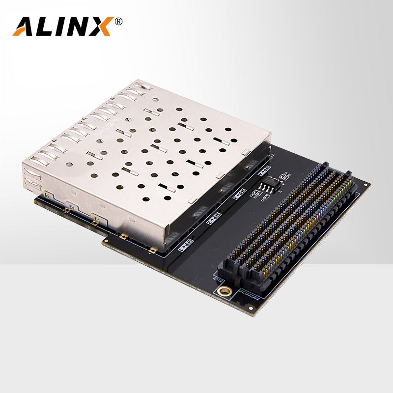 ALINX FPGA开发板配套 4路SFP光纤接口模块HPC FMC转接板子卡 - 图2